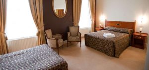 2 double beds across the room from each other