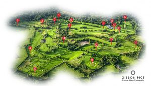Map of Rossmore Golf Course